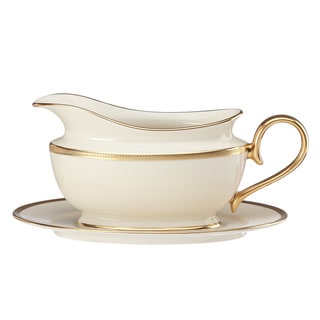 Lenox Tuxedo Sauce Boat and Stand