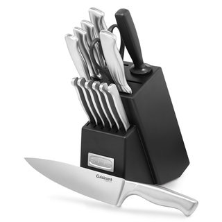 Cuisinart 15pc Stainless Steel Hollow Handle Block Set