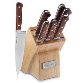 Cuisinart Pakka Wood Block 8-piece Knife Set