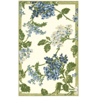 Waverly Aura of Flora Rolling Meadow Cream Area Rug by Nourison (2'6 x 4')