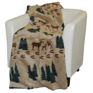 Denali Deer Tracks Throw Blanket