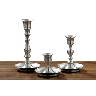 Cape Fear Pewter Candlesticks (Set of 3)