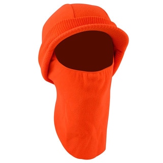 QuietWear Fleece Hunting Hat with Visor and Face Guard