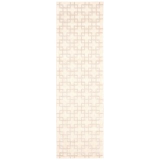 kathy ireland Hollywood Shimmer Architectural Times Square Bisque Area Rug by Nourison (2'3 x 8')