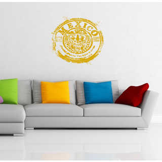 Mexico Seal Stamp Vinyl Wall Decal