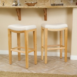 Avondale Beige Backless Bar Stool (Set of 2) by Christopher Knight Home