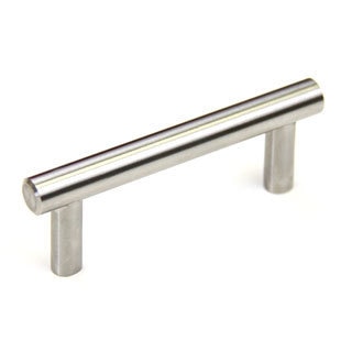 Solid 100-percent Stainless Steel 4-inch Cabinet Bar Pull Handles (Case of 5)