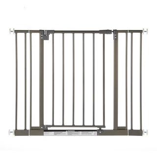 North States Easy-Close Burnished Steel Metal Gate