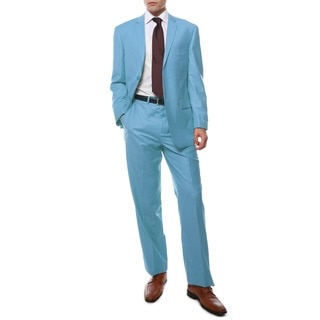 Ferrecci's Two Piece Two Buttom Sky Blue Suit
