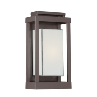 Quoizel Powell 1-light Western Bronze Outdoor Wall Sconce