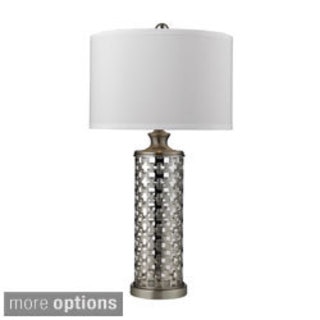 1-light Metal/ Clear Glass Table Lamp