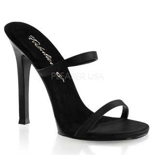 Pleaser Women's 'Gala-02' Black Stiletto Sandals