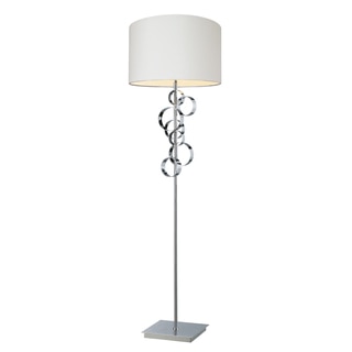 Avon Contemporary Chrome Floor Lamp