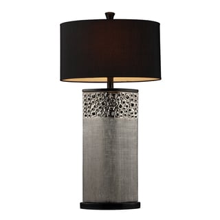 Bellevue 1-light Silver Plated Contemporary Table Lamp
