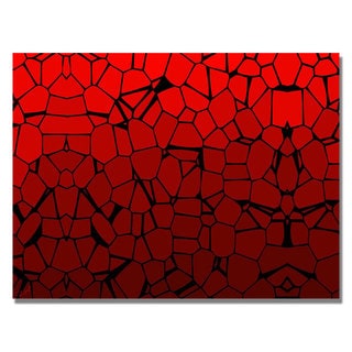 Unknown 'Crystal Reds' Canvas Art