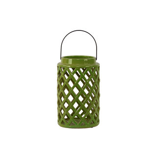 Green Ceramic Lantern