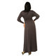 24/7 Comfort Apparel Women's Long Sleeve Empire Maxi Dress - Thumbnail 4