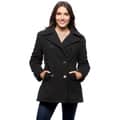 Excelled Women's Double Breasted Pea Coat