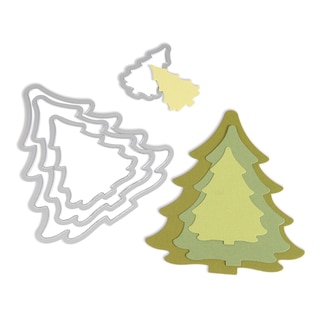 Sizzix Framelits Trees/ Christmas Die Set (4 Pack)