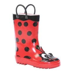 Girls' Western Chief Ladybug Boot Red