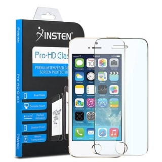 INSTEN Tempered Glass Screen Protector for Apple iPhone 5/ 5C/ 5S/ SE