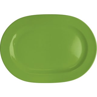 Waechtersbach Fun Factory Green Apple Oval Platters (Set of 2)
