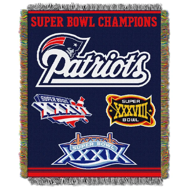 NFL 051 Super Bowl Champion Woven Tapestry Throw