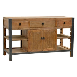 Willow Reclaimed Wood and Iron 60-inch Kitchen Island by Kosas Home