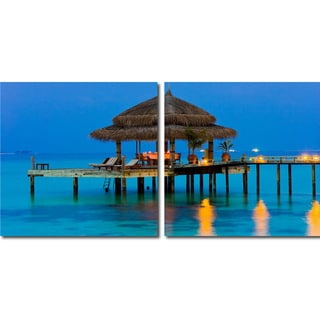 Dinner in the Tropics Mounted Photography Print Diptych
