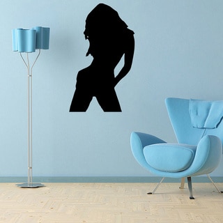 Girl Silhouette Vinyl Wall Decal