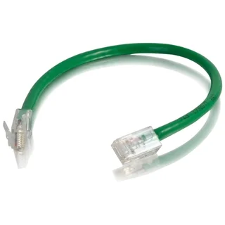 C2G 6in Cat6 Non-Booted Unshielded (UTP) Network Patch Cable - Green