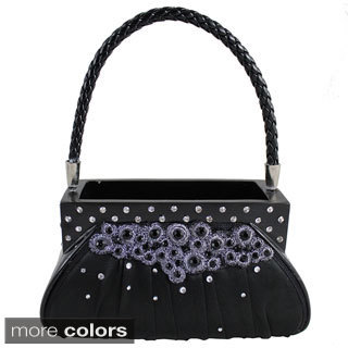 Jacki Design Dazzling Gems Handbag Brush Holder