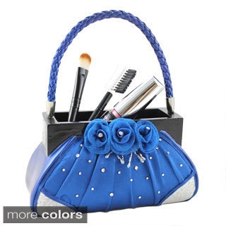 Jacki Design Elegant Rose Handbag Brush Holder