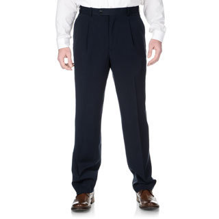 Adolfo Men's Slim Fit Navy Pant Separates