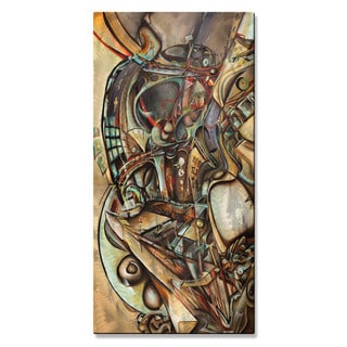 Brian Wall 'Caught Up In The City' Abstract Metal Wall Decor
