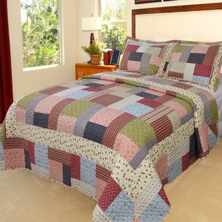 Lavish Home Savannah 3-piece Quilt Set