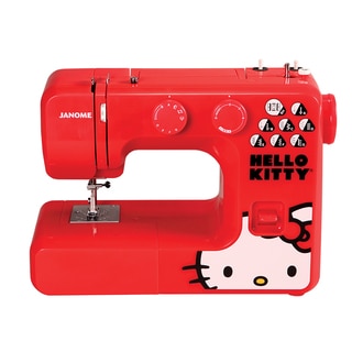 Janome 13512 Hello Kitty Easy-to-Use Sewing Machine with Aluminum Interior Frame, Automatic Needle Threader