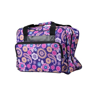 Janome Universal Sewing Machine Durable Canvas Purple Tote Bag