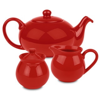 Waechtersbach Red Tea Set