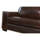 Abbyson Barrington 3 Piece Hand Rubbed Leather Sofa Loveseat and Armchair