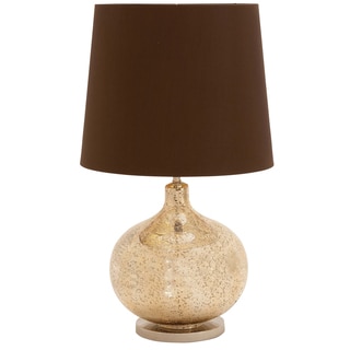 Casa Cortes Designer Gold Fleck 26-inch Glass Table Lamp