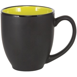 Bistro Lime Green Ceramic Mugs (Pack of 4)