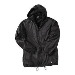 Men's Dickies Fleece Lined Hooded Nylon Jacket Black