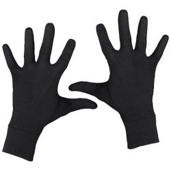 Terramar Interlock Silk Glove Liner Black
