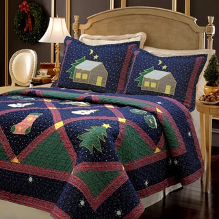 Christmas Night 3-piece Quilt Set