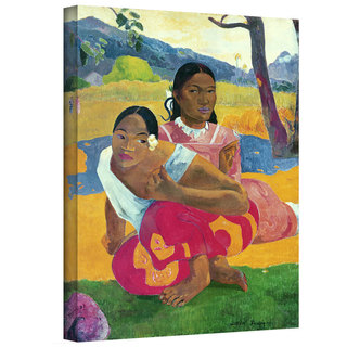 Art Wall Paul Gauguin 'Nafea Faaipoipo (When Are You Getting Married?)' Gallery-wrapped Canvas