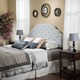 Allyson Adjustable Full/ Queen Button Tufted Fabric Headboard by Christopher Knight Home - Thumbnail 6