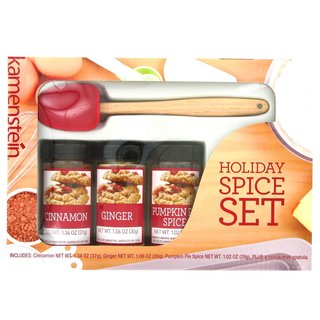 Kamenstein Holiday Spice Set with Mini Spatula