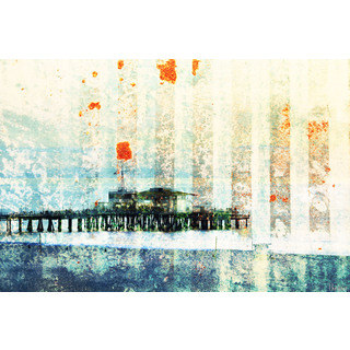 Parvez Taj 'Santa Monica Pier' Canvas Art