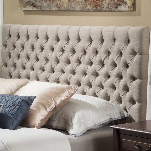 Jezebel Adjustable Full/ Queen Button Tufted Headboard by Christopher Knight Home